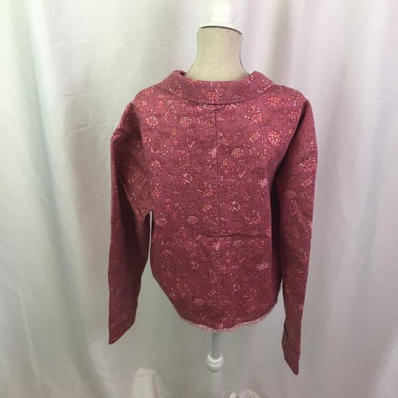 Isaac Mizrahi Live True Denim Fringe Hem Jacket S - Picture 7 of 13